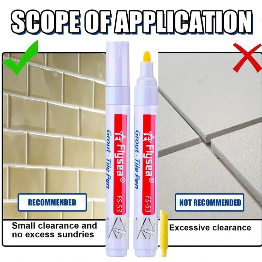 Grout Renewal Pen Set for Tile Lines