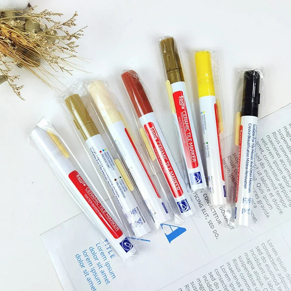 Grout Renewal Pen Set for Tile Lines